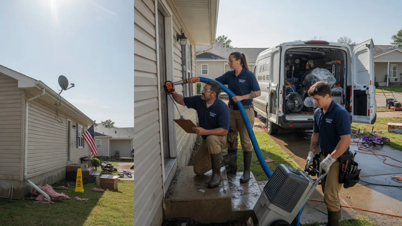 Ceiling Water Damage Restoration in Platteville, WI near me